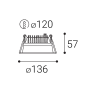 ZETA II S, B 6-14W 2700K/3000K/4000K