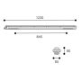 DUSTER III 120 DALI/PUSH 35W 3000K/3500K/4000K