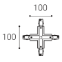 ECO TRACK X-CONNECTOR, W