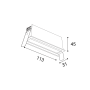 RIVA MINI WW 6, W 10W 2700K/3000K/4000K