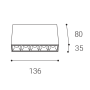 LINEAR II ON 5, B TRIAC 10W 3000K/3500K/4000K