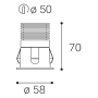 RAY S, W TRIAC 6W 3000K
