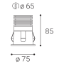 RAY M, B TRIAC 10W 3000K