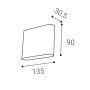 FLAT II S, A 2x3W 3000K/4000K/5700K
