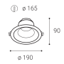 ALFA II 19 18/20/23/25W 3000K/3500K/4000K