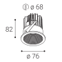 SPLASH, W 7W 3000K