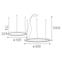 CIRCLE SET 2 P-Z, B TRIAC 104W 3000K/4000K