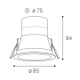 ZERO II M, W TRIAC 6W 3000K/3500K/4000K