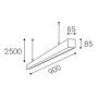 LINO II 90 P/N-Z, W 18-24W 3000K/3500K/4000K