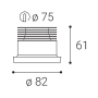 SPOT II A, B TRIAC 9W 3000K/3500K/4000K