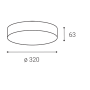 DRUM, A DALI/PUSH 21W 3000K/4000K/6500K