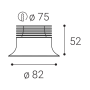 SPOT II C, B TRIAC 9W 2700K