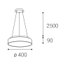 RINGO II 40 P/N-Z, W 32+8W 3000K/4000K