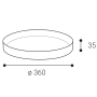 YPSO 36 RING SLIM, W