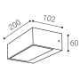 KVADER II, A 10/2x5W 3000K/3500K/4000K