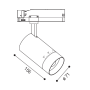 LEON II M, W 8-20W 3000K