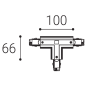 ECO TRACK RIGHT 2 T-CONNECTOR, W