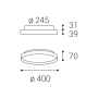 MOON 40, B TRIAC 36W (30+6) 2700K/3000K/4000K