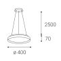 MOON 40 P/N-Z, B TRIAC 36W (30+6) 2700K/3000K/4000K