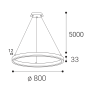 CIRCLE 80 P-Z, B TRIAC 62W 2700K/3000K/4000K