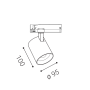 LOOK II, B TRIAC 36W 3000K