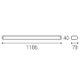 TONDA 120 DALI/PUSH 24W 3000K/4000K